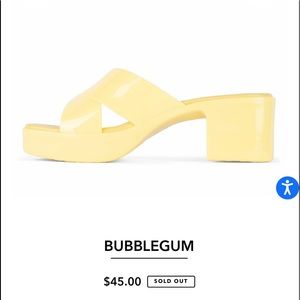 jeffery campbell yellow bubblegum slides
